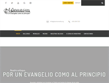 Tablet Screenshot of iglesiamaranatha.org